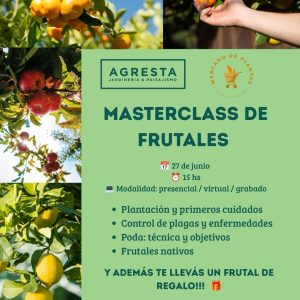 Masterclass- TODO SOBRE FRUTALES